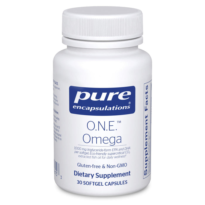 Pure Encapsulations O.N.E. Omega – All-in-One Fish Oil with EPA & DHA, 30 Softgel Capsules