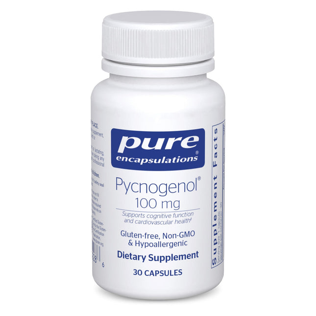 Pure Encapsulations Pycnogenol 100 mg | Hypoallergenic Vascular Health & Antioxidant Support | 30 Capsules