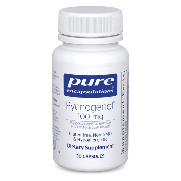 Pure Encapsulations Pycnogenol 100 mg | Hypoallergenic Vascular Health & Antioxidant Support | 30 Capsules