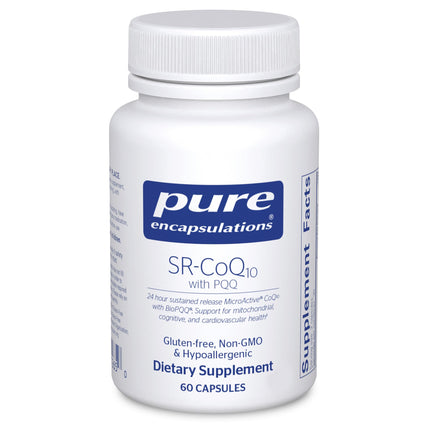 Pure Encapsulations SR-CoQ10 with PQQ - Sustained Release Heart Health Support (60 Capsules)