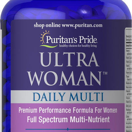 Puritan's Pride Ultra Women Multivitamin Timed Release Caplets 180 Count (Discontinued)