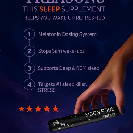 Puritive Melatonin Diffuser for Sleep Support – Natural Sleep Aid & Stress Relief