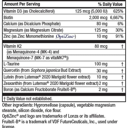 Purity Products Dr. Cannell's Advanced Vitamin D Women's Formula with Lutein & Biotin – 60 Veg Capsules