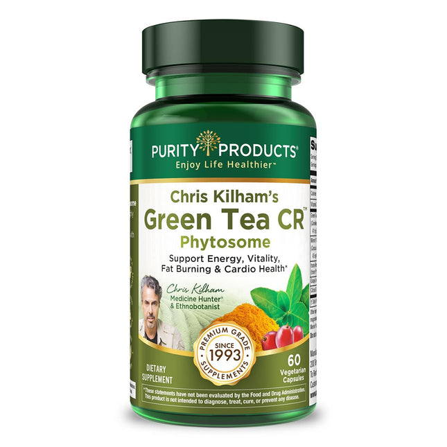 Purity Products Green Tea CR with Phytosome Tech – Chris Kilham, 60 Caps