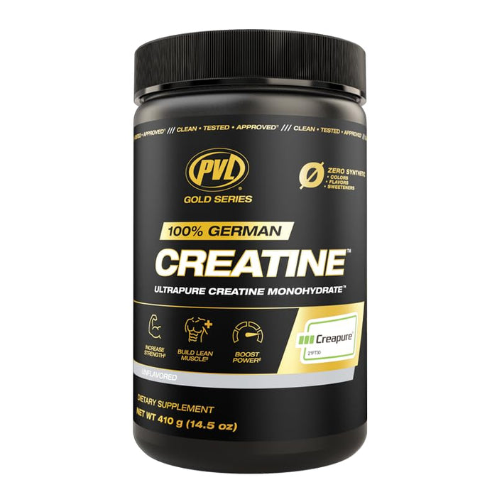 PVL Creapure Creatine – 100% Pure German Creatine Monohydrate Powder | 410 g / 82 Servings
