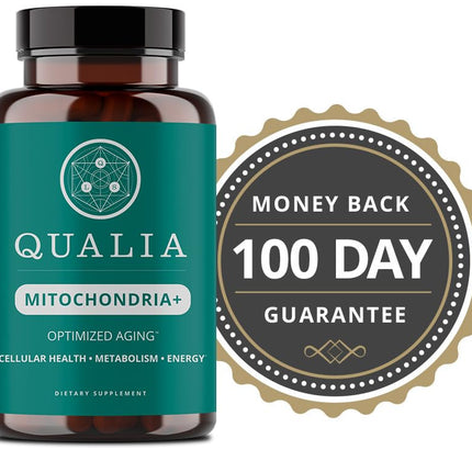 Qualia Mitochondria+ NAD+ Boosters for Cellular Energy & Aging | 160 Ct
