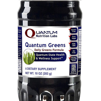 Quantum Organic Greens - Super Greens Powder by Quantum Nutrition Labs | 10 oz