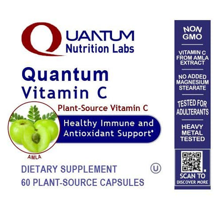 Quantum Vitamin C – Organic Whole Food Vitamin C, 60 Vegan Capsules