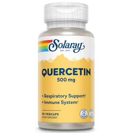 Quercetin 500mg Solaray 90 Caps Pack of 2 | Quercetin Supplement