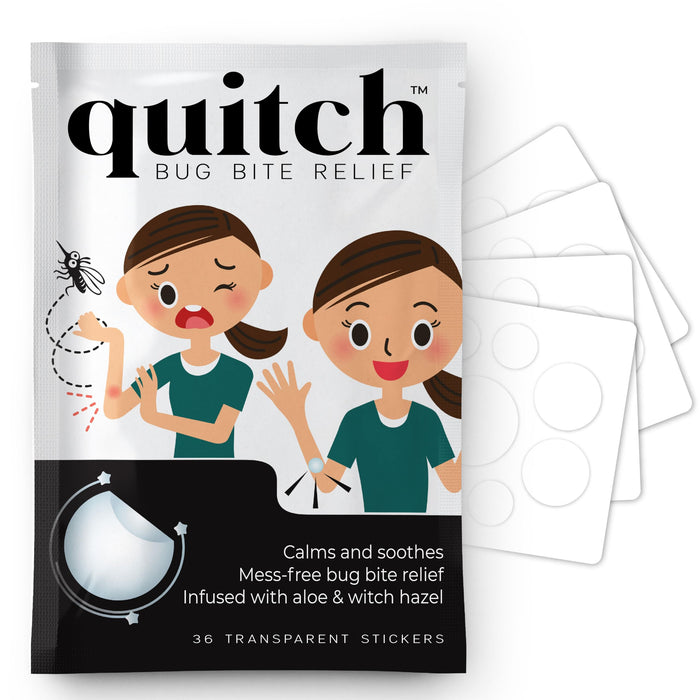 quitch Bug Bite Itch Relief Patch – FSA Eligible, Kid-Friendly Summer Camp Essential