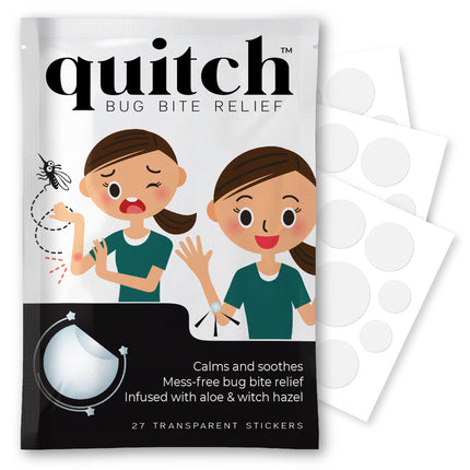 quitch Bug Bite Itch Relief Patch for Kids – Natural, Chemical-Free Mosquito Bite Relief