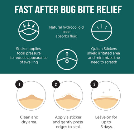 Quitch Mosquito Bite Relief Patch — Travel-Ready Itch Relief for Kids