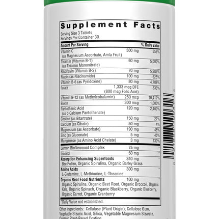 Rainbow Light Complete B-Complex, 90 Count – Energy and Nervous System Support