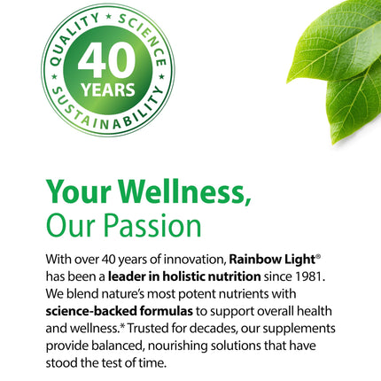Rainbow Light Probiolicious Gummies — Probiotic & Prebiotic Supplement (50 Count)