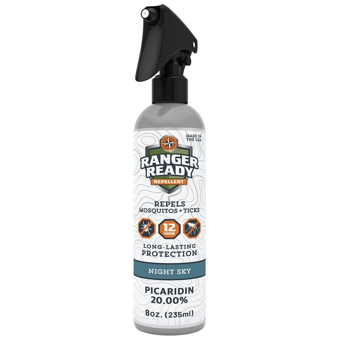 Ranger Ready Picaridin Night Sky Bug Spray – Deet-Free Tick & Mosquito Repellent (8 oz)