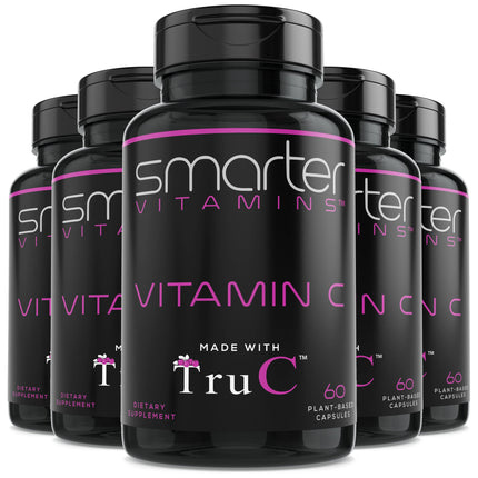 (5 Pack) Raw Whole Food Vitamin C from Berries – Plant-Based, Vegan | SmarterVitamins