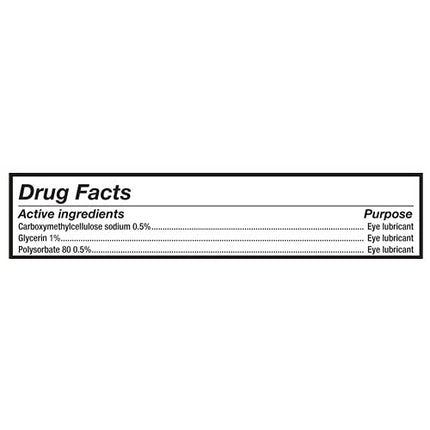 Refresh Optive Mega-3 Preservative-Free Eye Drops | 60 Single-Use Vials