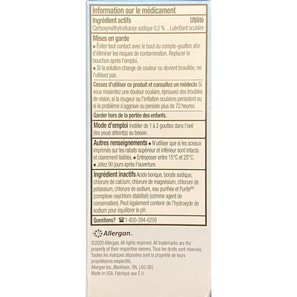 Refresh Tears Lubricant Eye Drops – 4x15 ml + 1x5 ml | Gentle Eye Moisture & Comfort