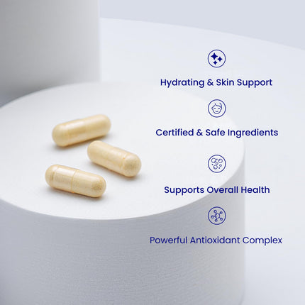 Relumins L-Glutathione Complex 1650mg – Antioxidant Support & Skin Health (USA) | 90 Vegetarian Capsules x 2 Bottles