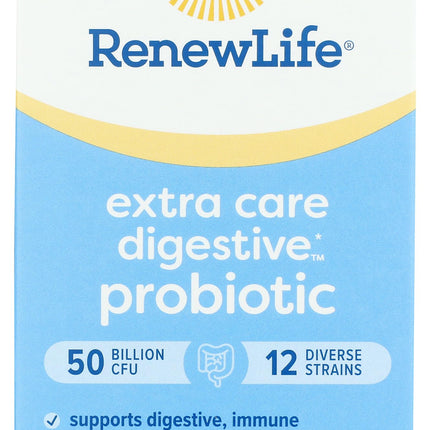 Renew Life Ultimate Flora Extra Care Probiotic 50 Billion, 60 Count