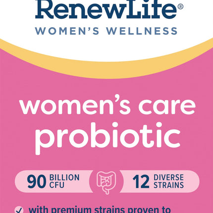 Renew Life Women's Probiotic Capsules - 90 Billion CFU, 12 Strains, 30 Count