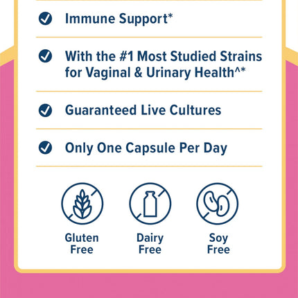 Renew Life Women's Probiotic Capsules - 90 Billion CFU, 12 Strains, 30 Count