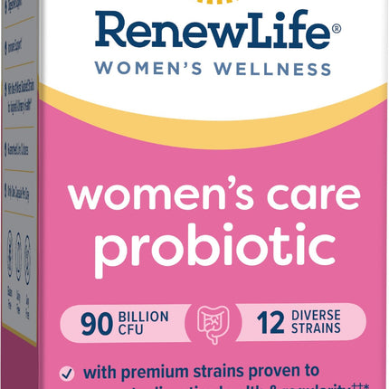 Renew Life Women's Probiotic Capsules - 90 Billion CFU, 12 Strains, 30 Count