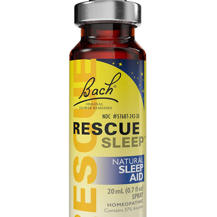 RESCUE SLEEP Spray 20mL — Natural Sleep Aid & Stress Relief (Vegan, Melatonin-Free)