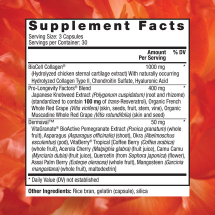 Reserveage Nutrition Ultra Collagen Booster | Skin Support, 90 Capsules