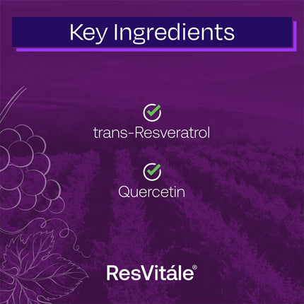 ResVitále Resveratrol 250 mg - 120 Veggie Capsules | Longevity