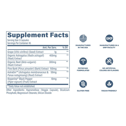 Revive MD Kidney Support – Plant-Based Kidney Detox Capsules | 135 Vegetarian Capsules (45 Servings)