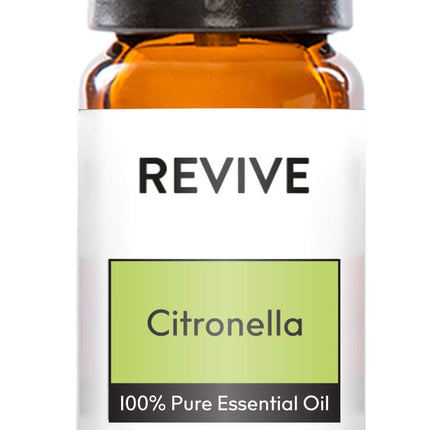 REVIVEEO Citronella Essential Oil – 100% Pure Therapeutic Grade for Diffuser, Humidifier, Massage & Aromatherapy