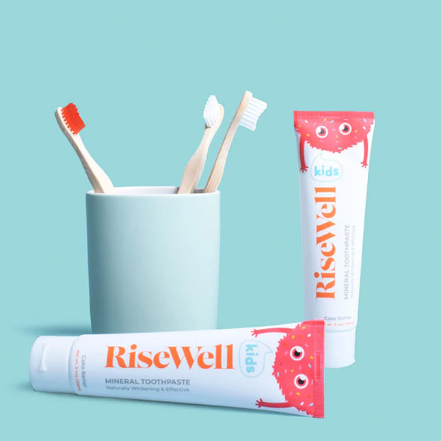 Risewell Kids Cake Batter Hydroxyapatite Toothpaste – Fluoride-Free