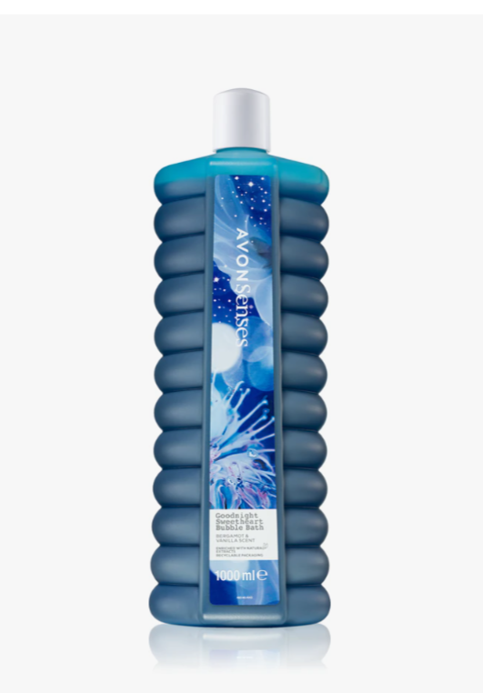 Avon Senses Goodnight Sweetheart Bubble Bath 500ml – Bergamot & Vanilla