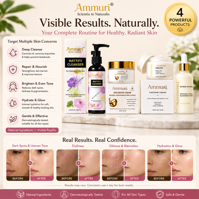 Skin Pigmentation Treatment Package for Dark Spots & Uneven Tone | Ammuri