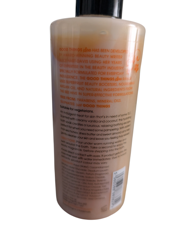 Good Things Spa Manuka Honey Nourishing Bath Soak – Hydrating Bath Treatment ex