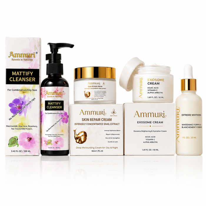 Dark Spot & Uneven Tone Skincare Routine – 4 Piece | Ammuri