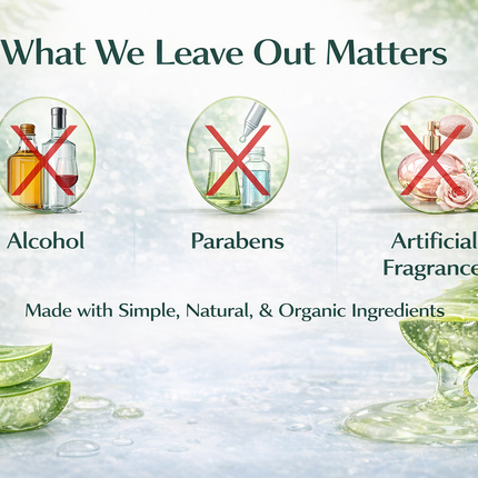Organic Aloe Vera Gel for Natural Skin Relief & Hydration | Ammuri