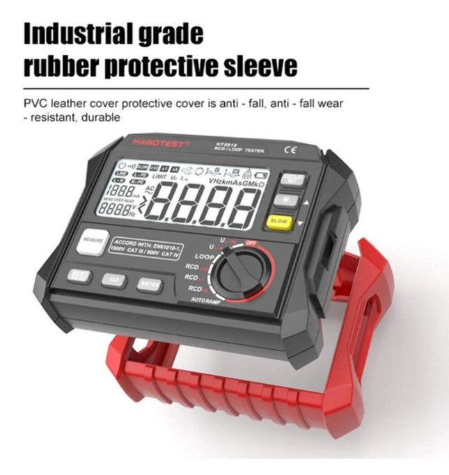 RCD & Loop Tester – Professional Electrical Installation Tester ex