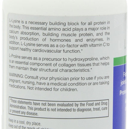 Roex Vitamins | L-Lysine | L-Proline | Muscle Maintenance and Recovery | Healthy Joints | Nutritional-Supplement | 120 Count