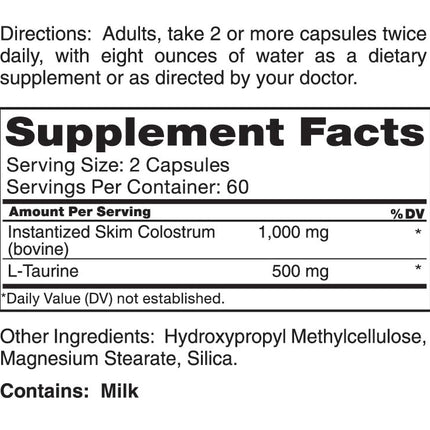 Roex Mother's Colostrum Capsule, 120 Count – Immune Support & Gut Health