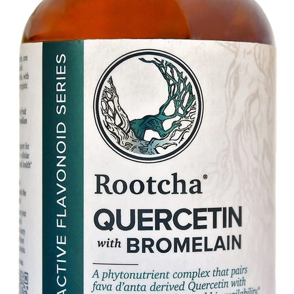 Rootcha Quercetin with Bromelain – 120 Capsules | Bioactive Fava d'anta Quercetin + Bromelain