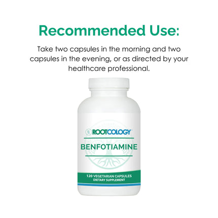 Rootcology by Dr. Izabella Wentz | Benfotiamine 300mg | 120 Capsules