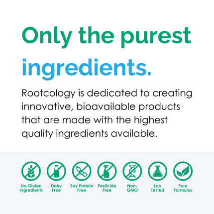 Rootcology by Dr. Izabella Wentz | S. boulardii Probiotic Capsules - Shelf-Stable 10 Billion CFU Saccharomyces | 60 Capsules