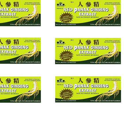 Royal King Red Panax Ginseng 6000mg - 6 Pack