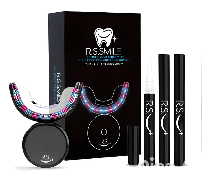 RS Smile Professional Wireless Teeth Whitening Kit – 32x Dual LED Lights