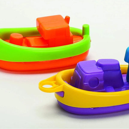 Bathtime Play Set – Nesting Cups, Boats, Sailors & Fish Bath Toy Set