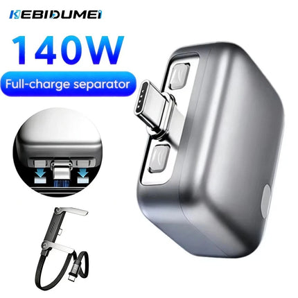 Type-C 140W Auto Disconnect Charger Adapter, Fast Charging
