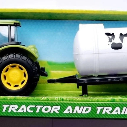Teamsterz 1:32 Scale Tractor and Trailer – Farm Vehicle Toy for Kids (Assorted Designs)