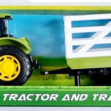 Teamsterz 1:32 Scale Tractor and Trailer – Farm Vehicle Toy for Kids (Assorted Designs)